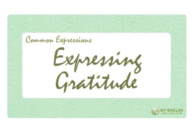 Useful Expressions-Expressing Gratitude