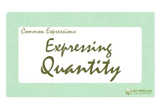 Useful Expressions-Expressing Quantity