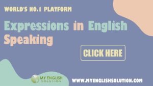 ENGLISH SPEAKING EXPRESSIONS_
