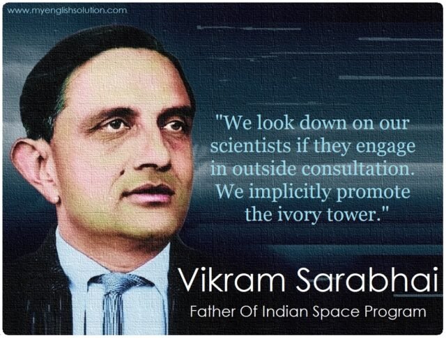 vikram sarabhai father of indian space program