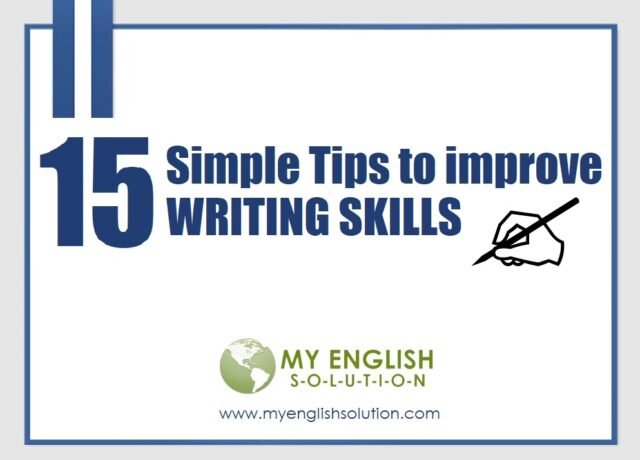 simple tips to improve your writing skills