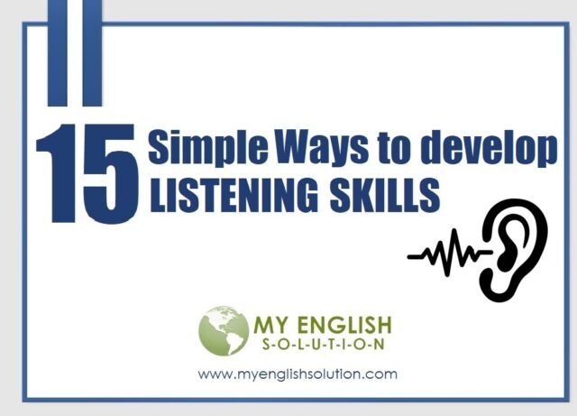 simple ways to develop listening skills